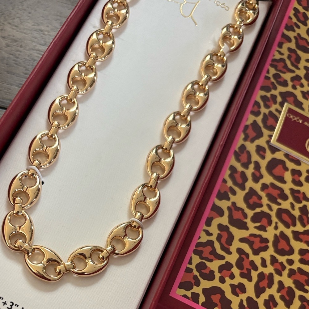 House of Harlow 1960 Gold Link Necklace